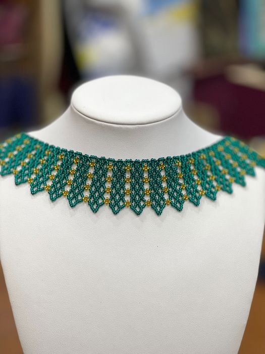 Кольє з бісеру ручна робота