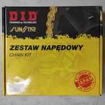 Zestaw napędowy napęd Honda VFR 800 v-tec 02 - 13 złoty DID+SUNSTAR