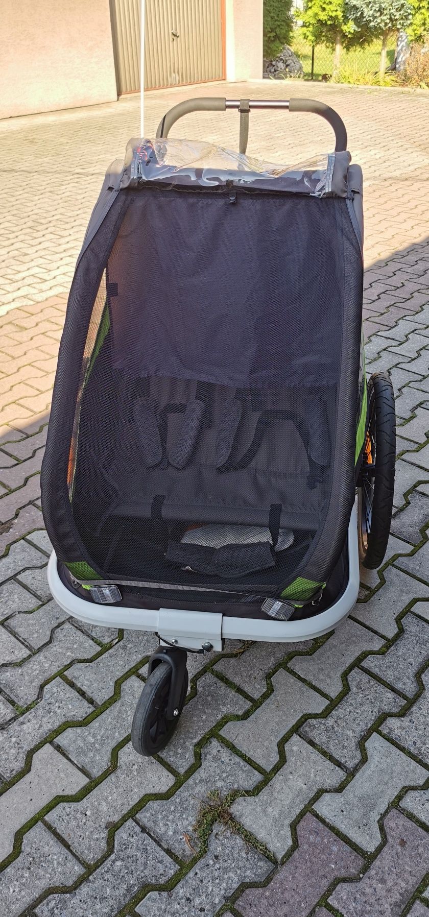 Przyczepka rowerowa Hamax traveler twin, sprzedam lub zamienię na 1 os