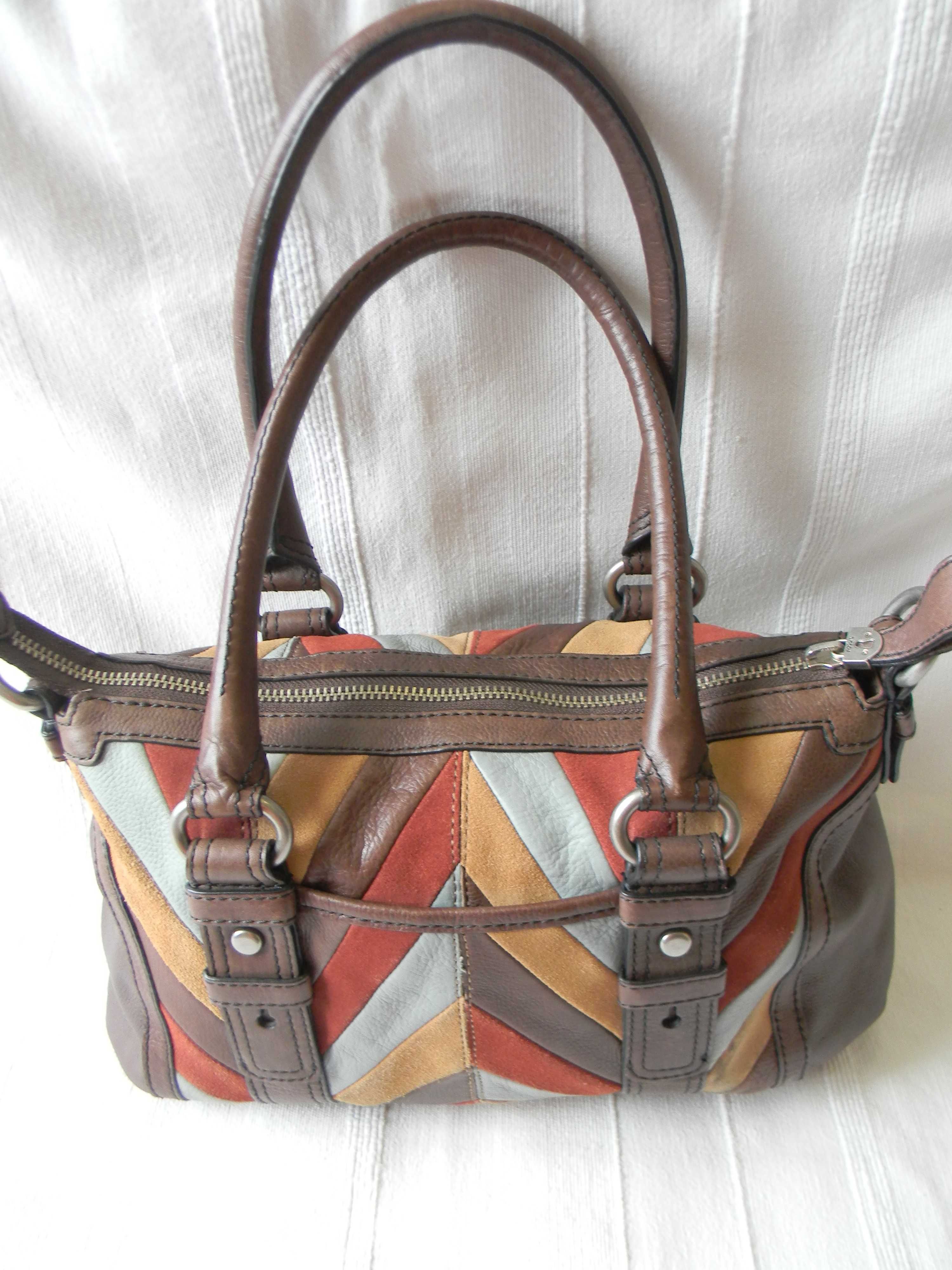 Кожаная сумка Fossil authentic