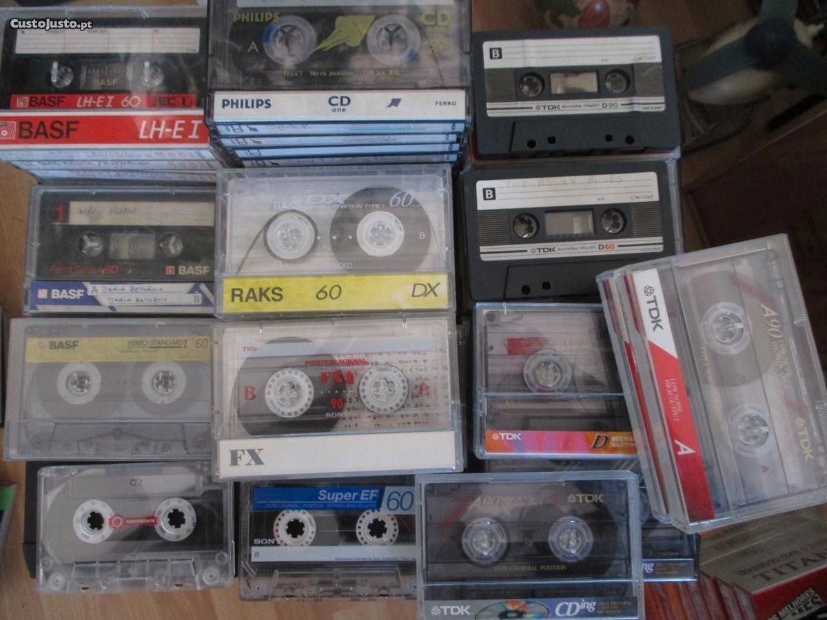 Cassettes k7 várias marcas