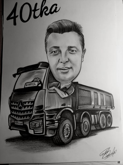 Karykatury, portrety, portrety ślubne. Rysunek na zamówienie