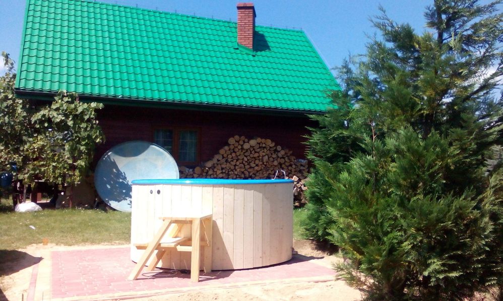 Sauna ogrodowa balia skandynawska balia ogrodowa jacuzzi spa hot tub