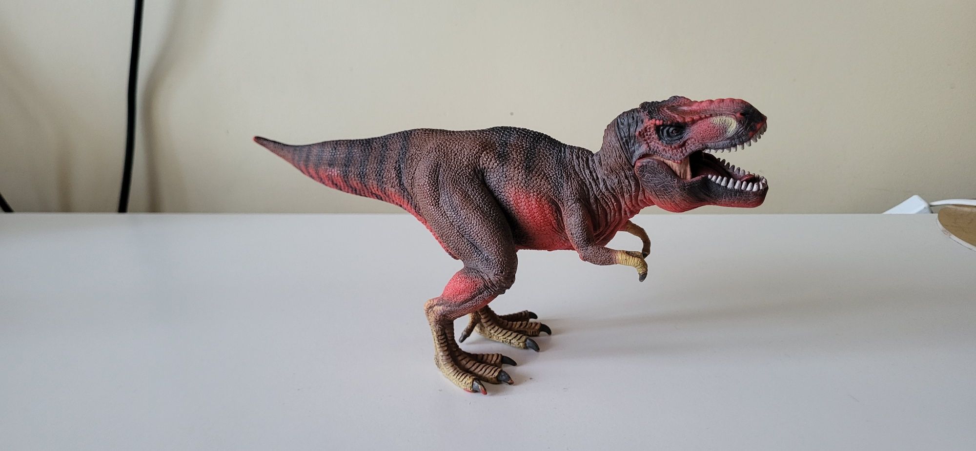 Schleich dinozaur tyranozaur rex czerwony figurka model wycofany 2011