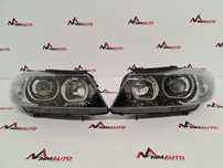 Faróis Angel Eyes BMW Série 3 E90 E91 Pré-Lci Look Xenon