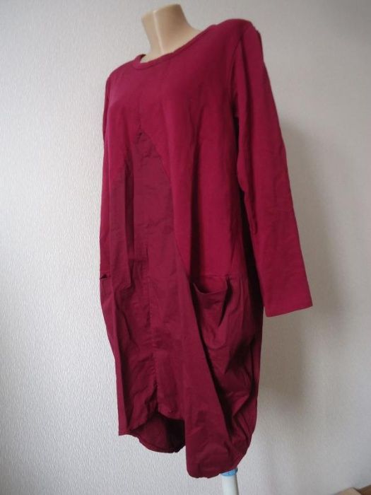 р. 54  56 58 zelante Платье кокон, сукня  большой размер  Италия
