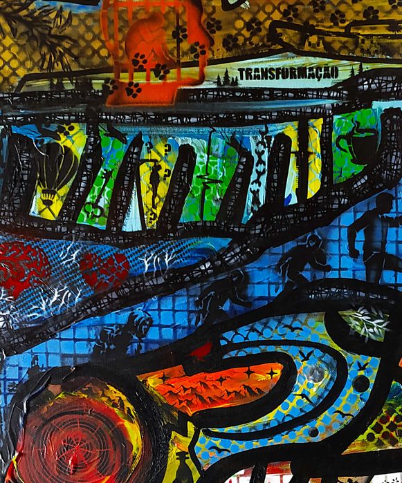 Quadro - Uma peça de decoração - Arte abstrata Moderna - POTOW
