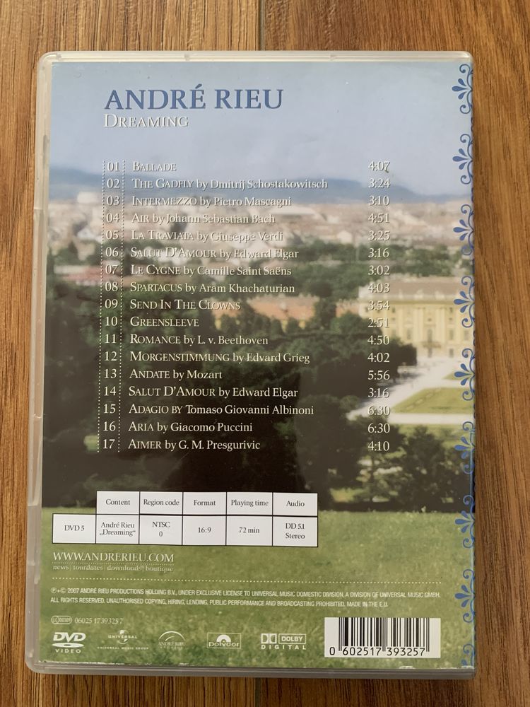 André Rieu - Dreaming - dvd