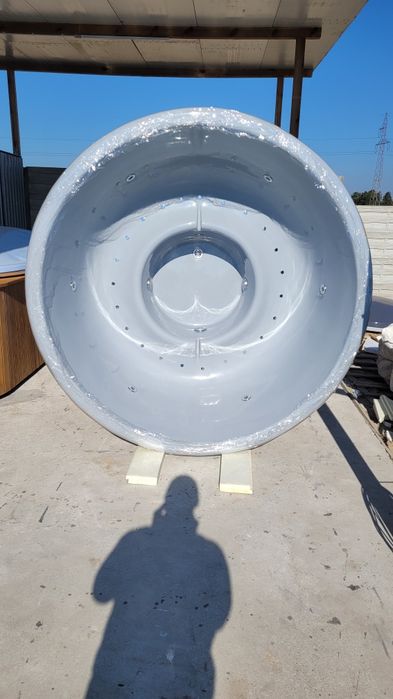 Balia gorąca beczka HOT TUB jacuzzi piec BANIA