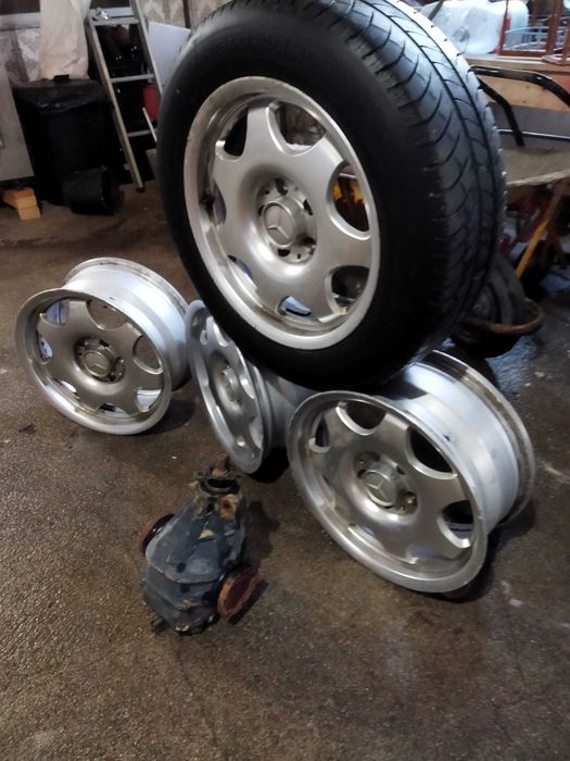 Jantes de 16'' e diferêncial em aluminio para Mercedes