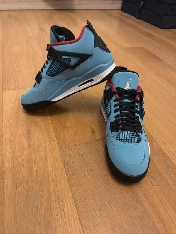 Nowość*NowyJordan4NikeAir4 NiebieskiUnisexTrampki 42