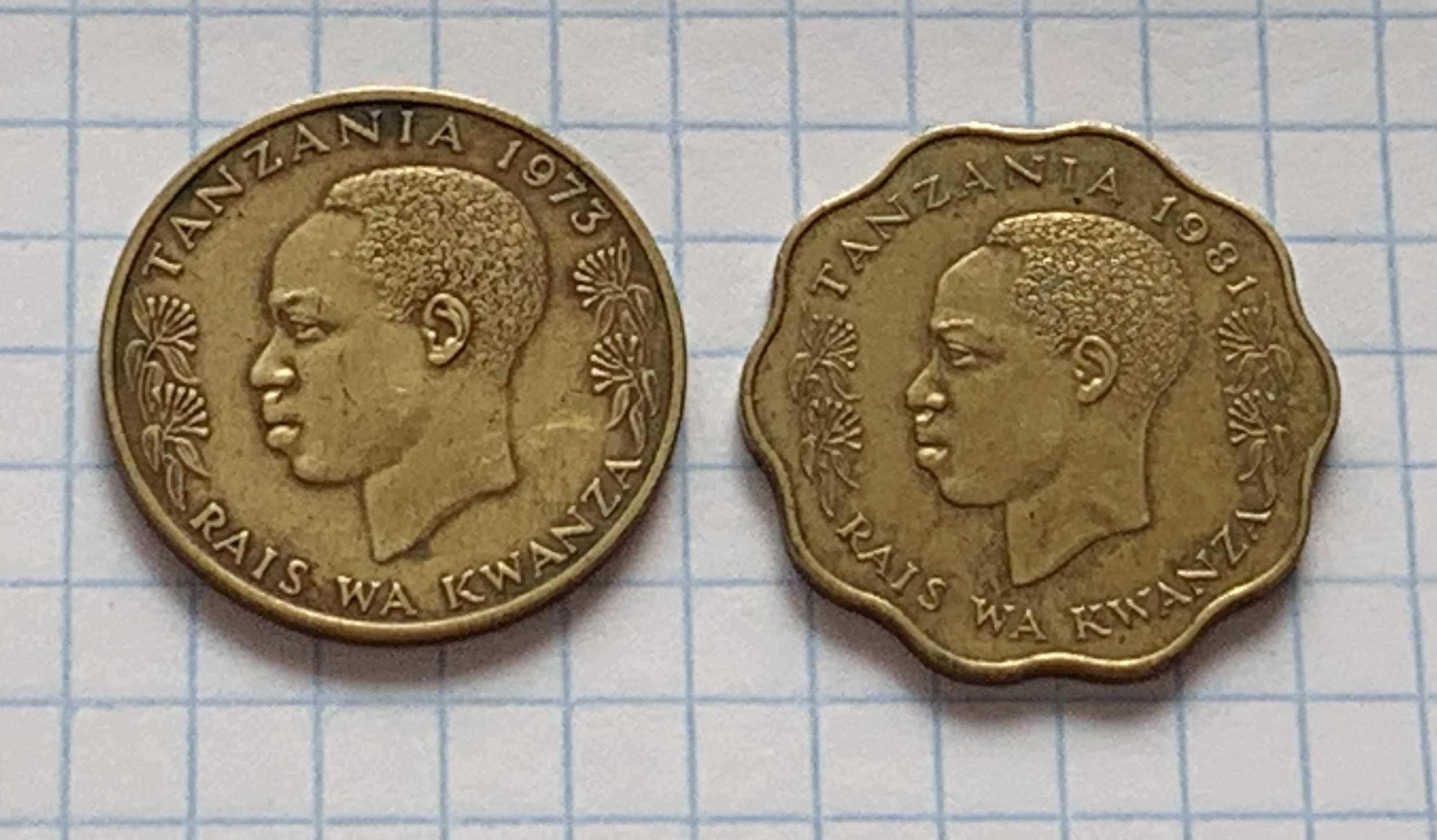 монети Африки Танзанія