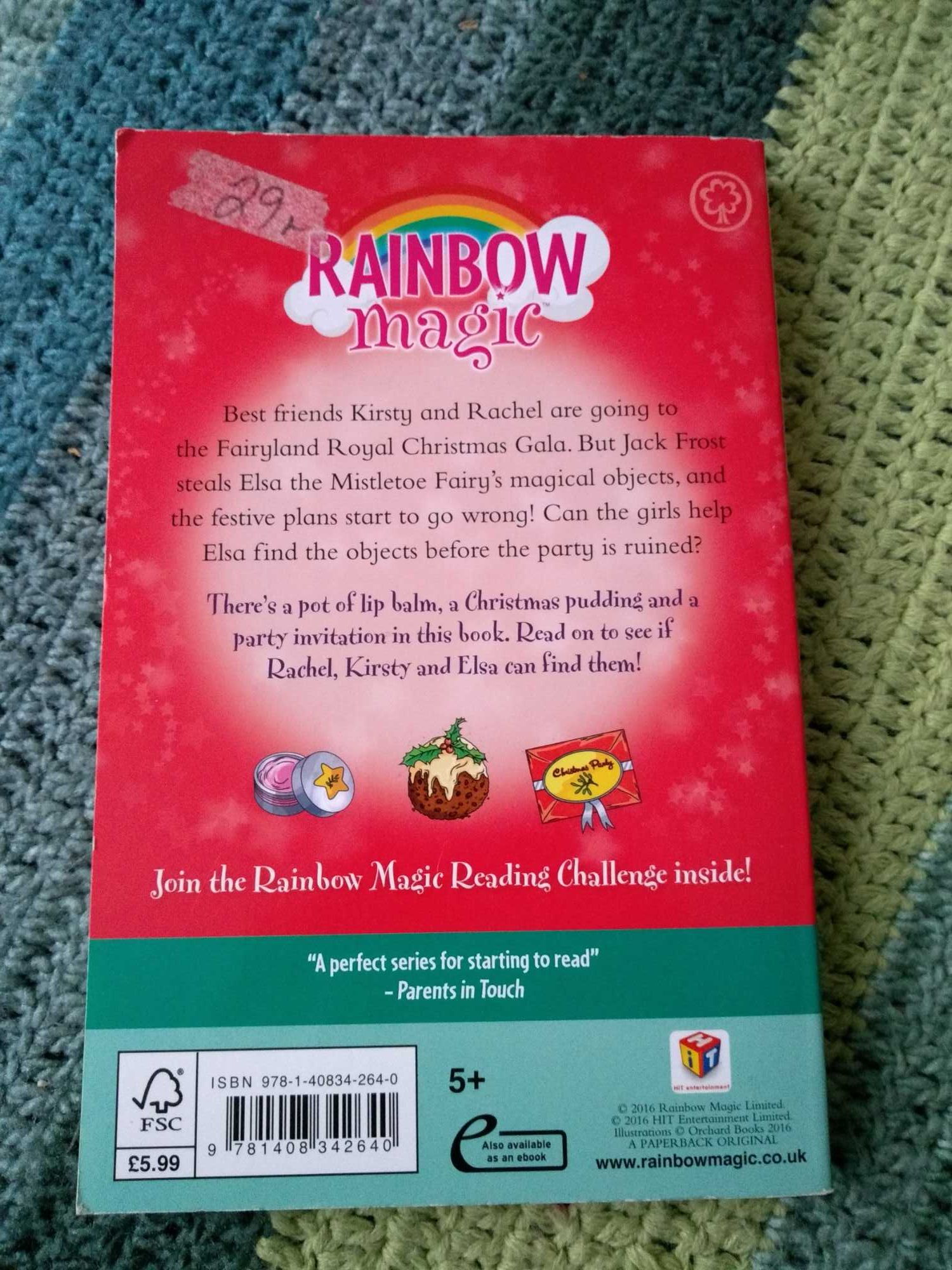 Książka po angielsku Rainbow Magic: Elsa the Mistletoe Fairy