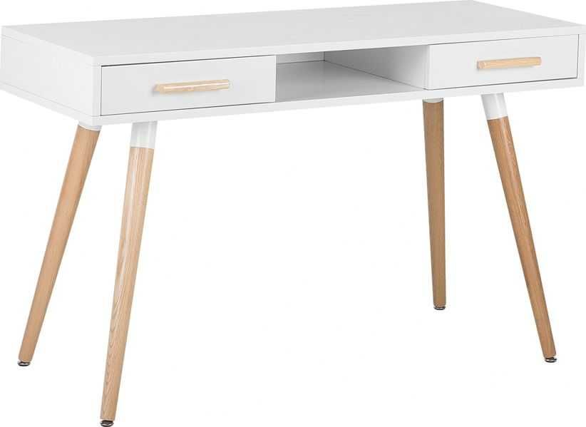 Biurko / Toaletka 120cm białe Beliani FRISCO