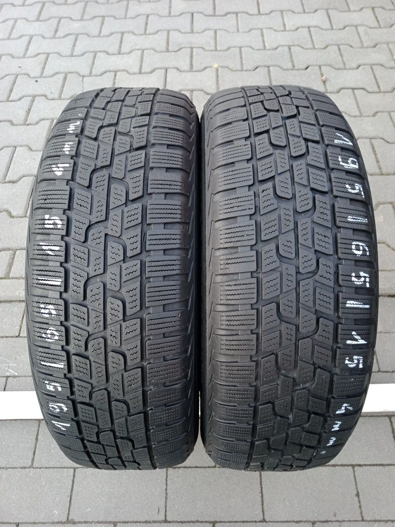 2x Opony Używane 195/65R15 Całoroczne Firestone