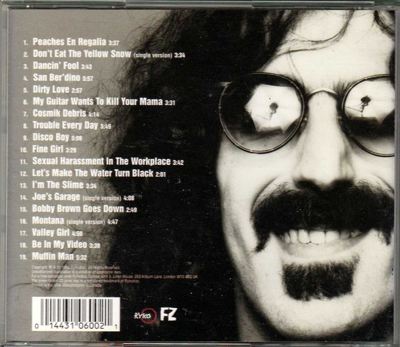 CD Frank Zappa - Strictly Commercial
