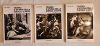 Teorici e storia Della critica d'arte - 3 volumes