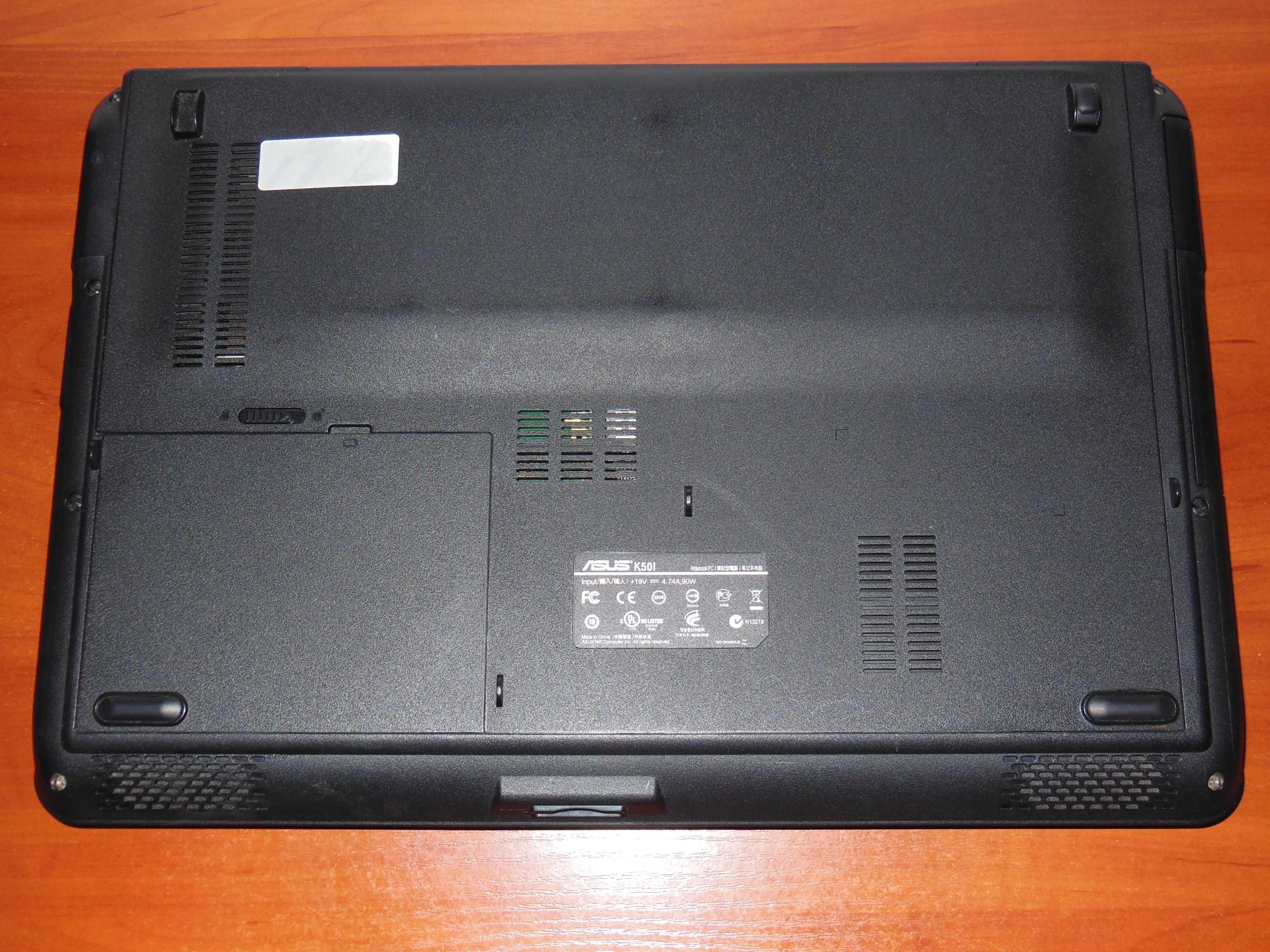 Игровой Ноутбук Asus K50 - 15,6" - 2 Ядра - Ram 2Gb - HDD 320Gb -Идеал