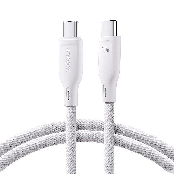 Kabel Joyroom SA34-CC3 USB-C - USB-C PD 60W 480Mb/s 1m - biały