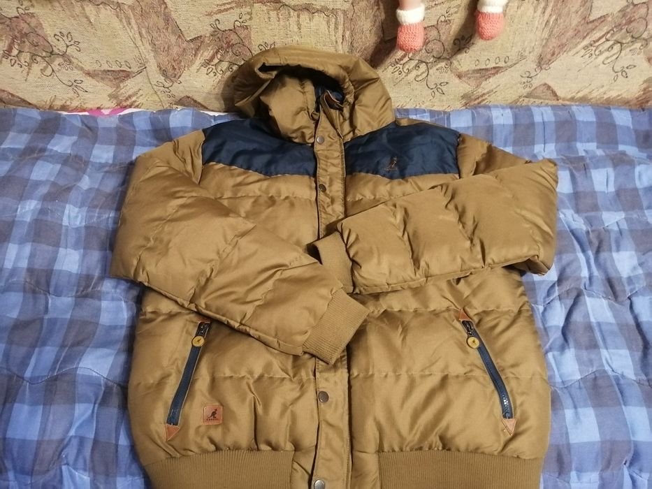 Мужская брендовая куртка Kangol, размер XLarge.