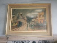 Obraz  Ulica w Radebeul w zimie