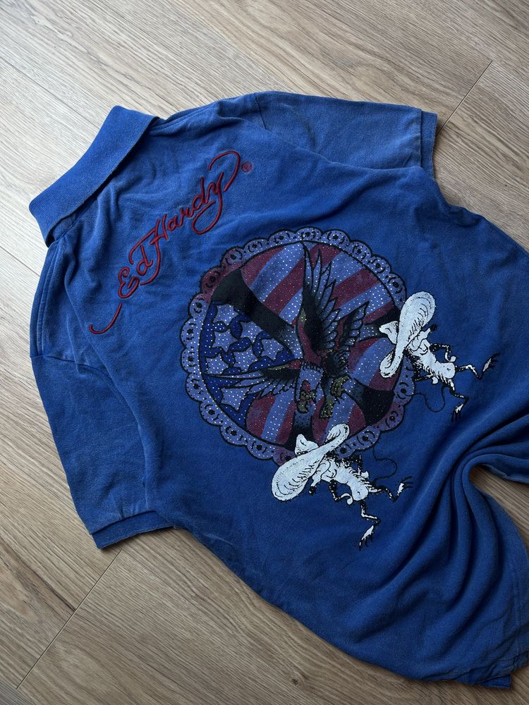 Ed Hardy USA Koszulka Polo Chief Keef Rap Opium Streetwear