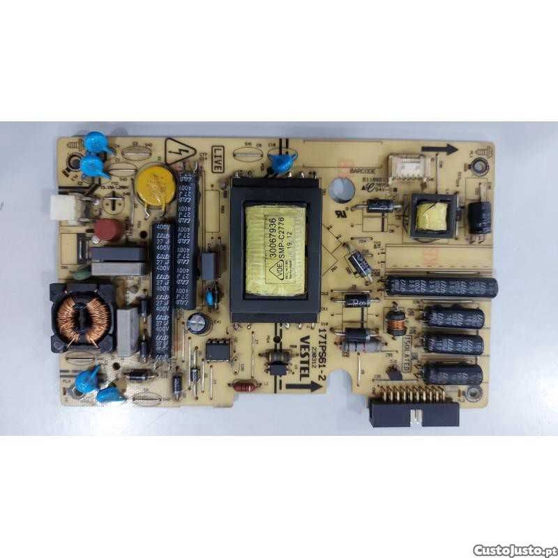 17ips61-2  23.0483.57 23.03.12 fonte de alimentaçao vestel para tv led