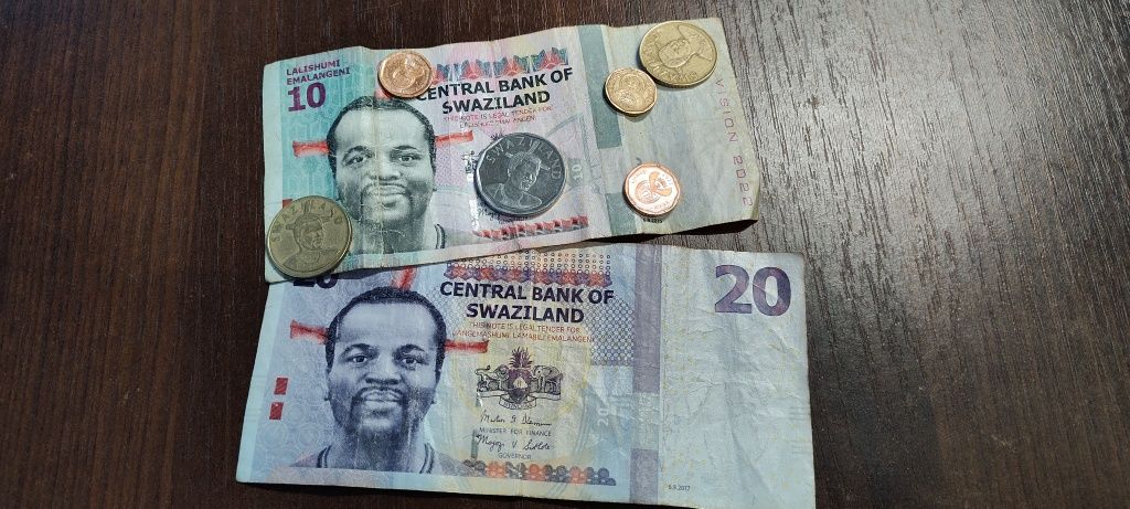 Banknoty Emalangeni, Eswatini
