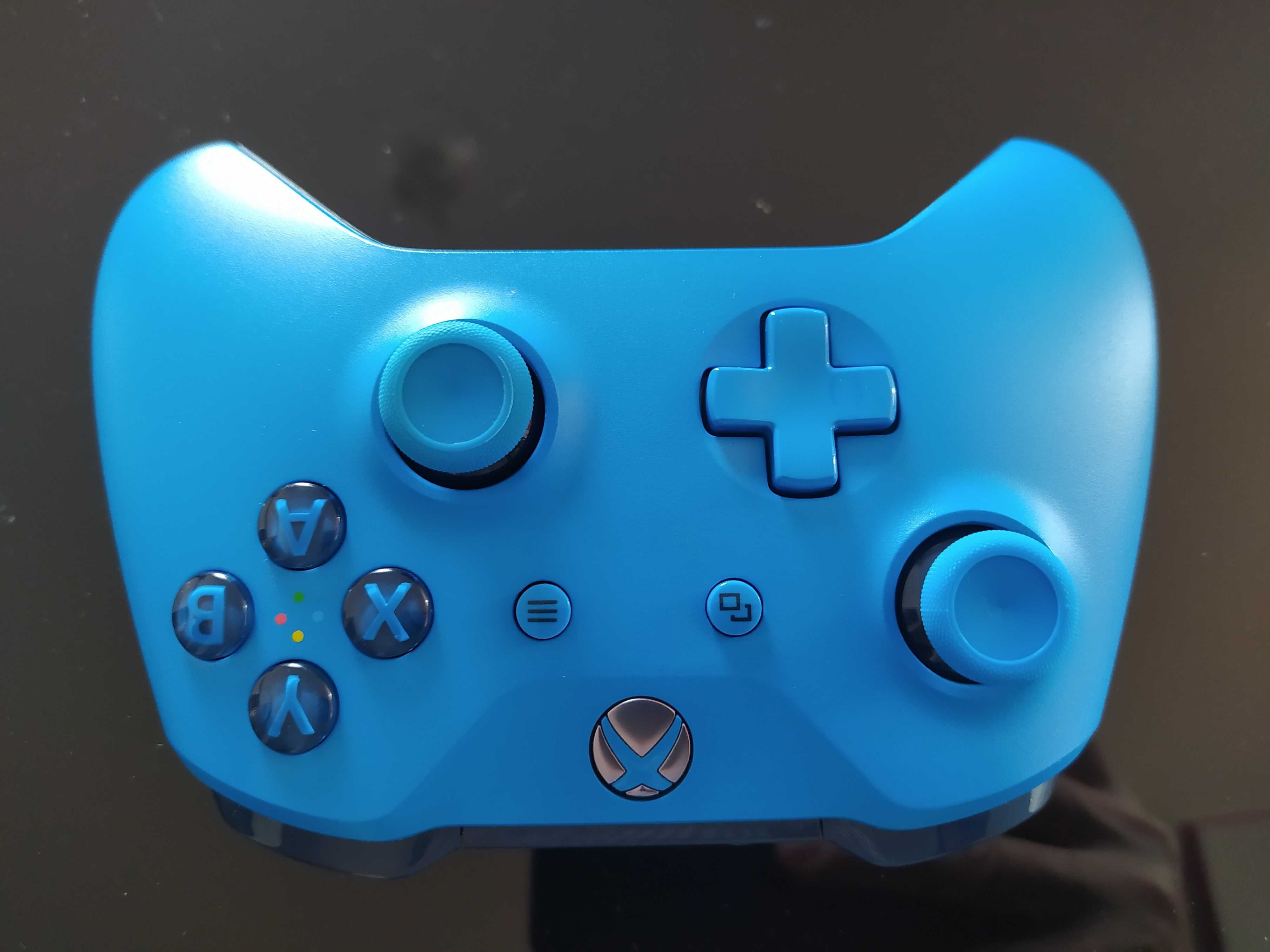 Pad kontroler PC Xbox one series niebieski idealny jak nowy