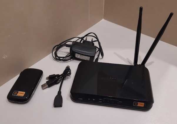 Modem WiFi Edimax LT-6408N + modem SIM ZTE MF 60