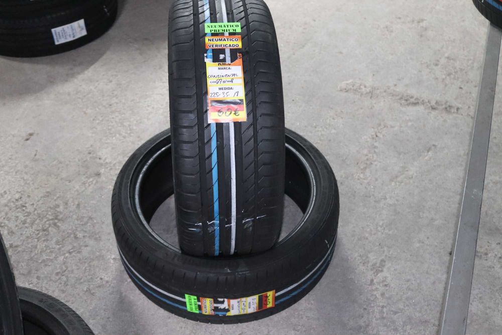 PNEUS SEMI-NOVOS COM 90% PISO 225 35 R18