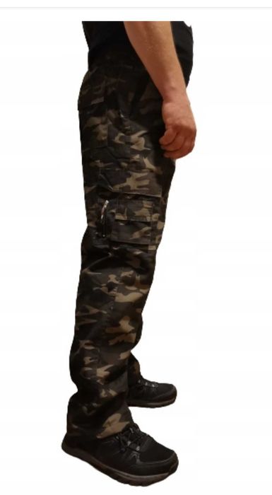 OCIEPLANE POLAREM spodnie moro rozmiary od M do 4XL