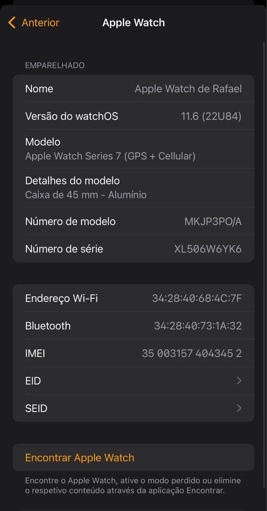 Apple watch serie 7