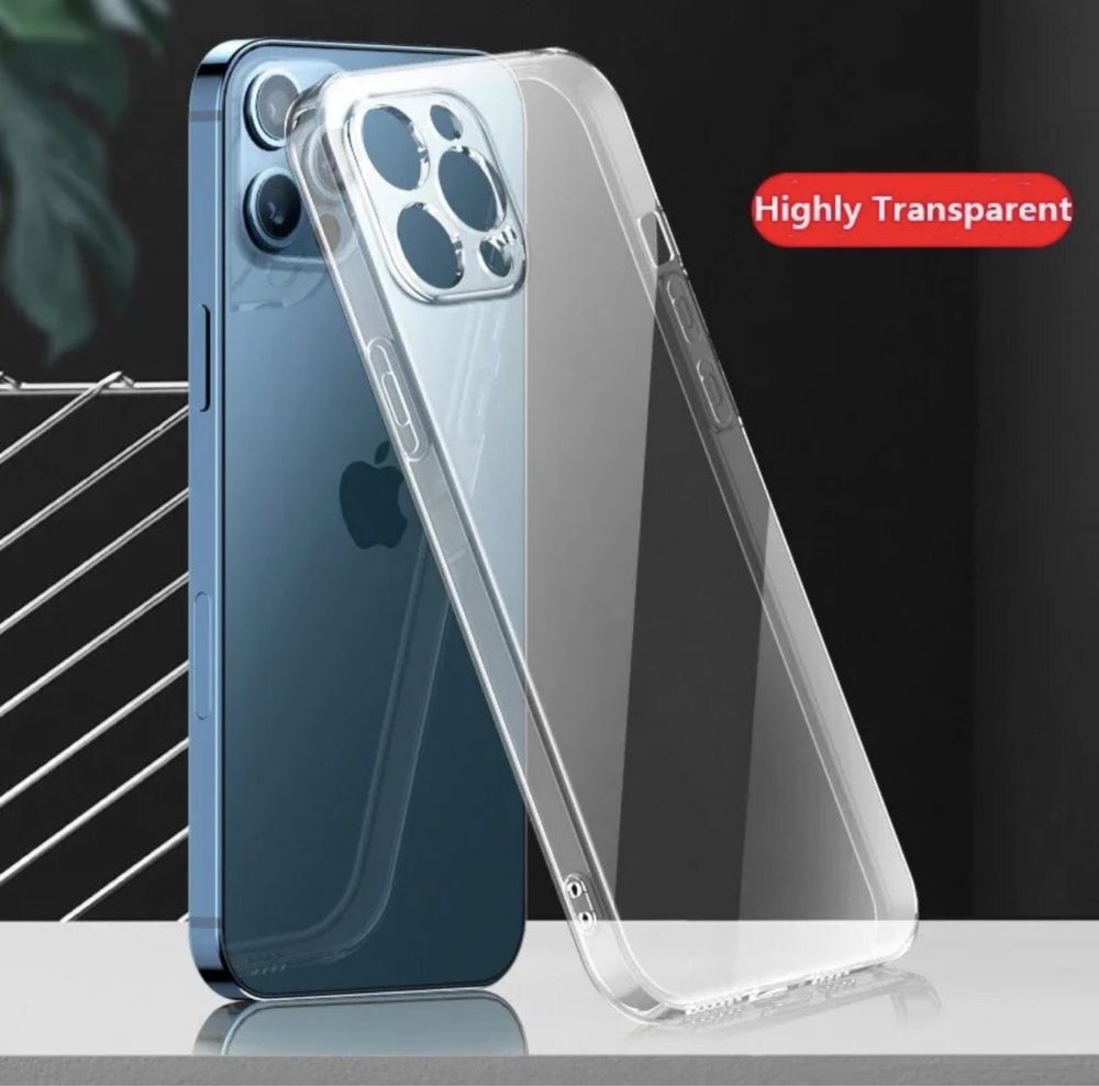Iphone 14 pro max capa silicon transparente nova
