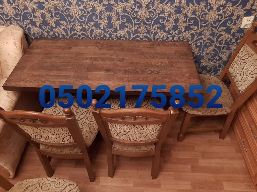 Деревянный стол 130Х62 см.
