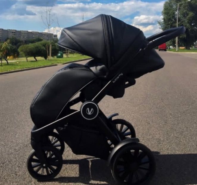 Єко шкіра!Неймовірно красива колясочка Верді Міраж!