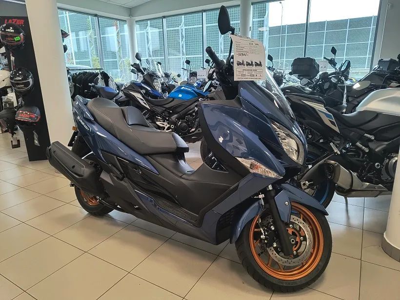 Suzuki Burgman 400 ABS/TC Granatowy z złotymi obręczami kół Wyjątkowy !