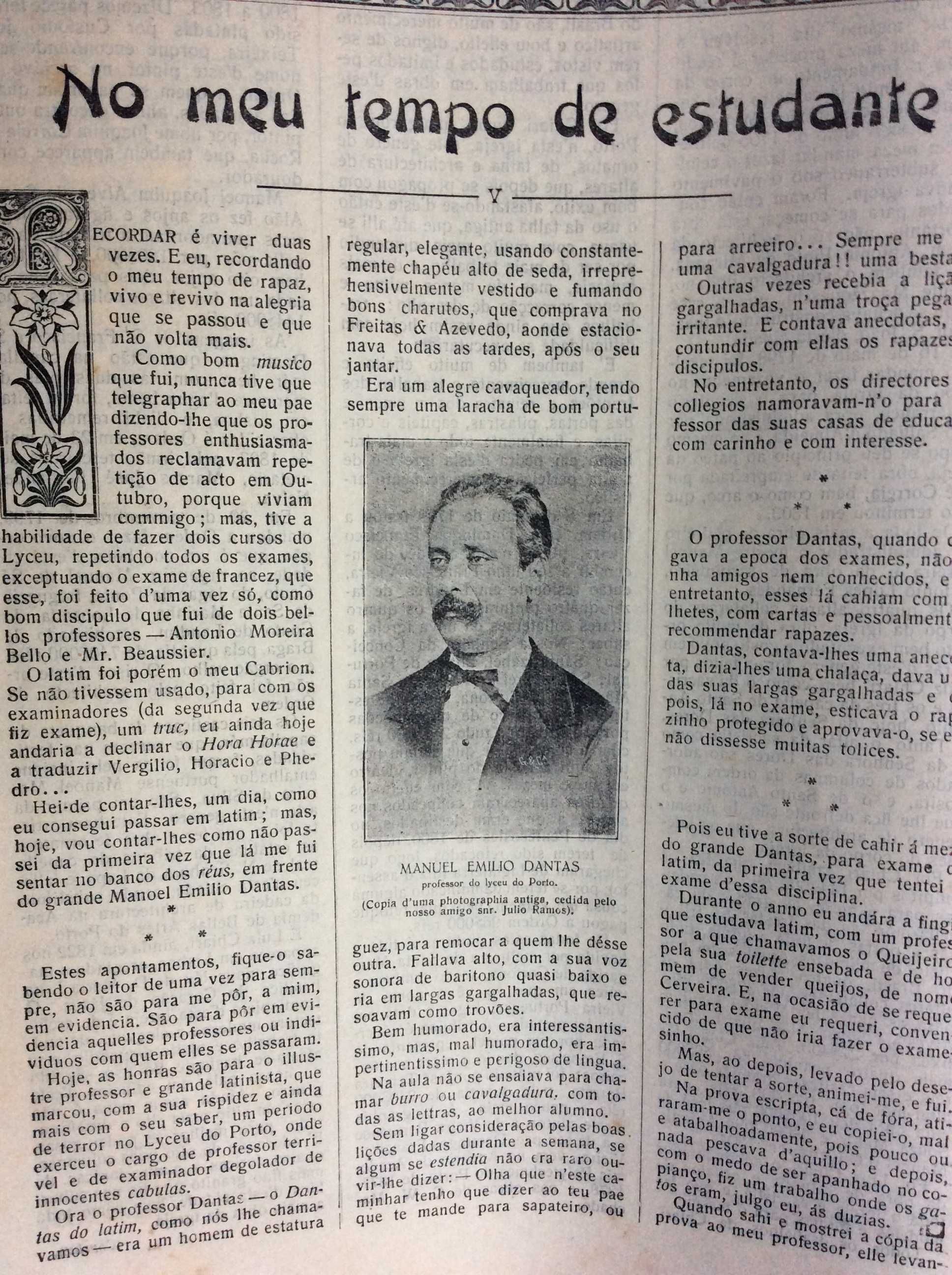 Um pouco da história do Porto e arredores, 1919. Edição escassa