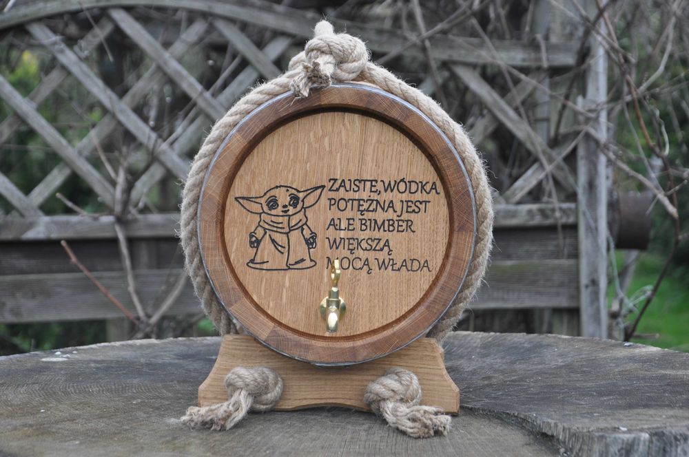 Beczka Dębowa 3L 4L 5L 10L 15L 20L Grawer Opalanie Na whisky bimber
