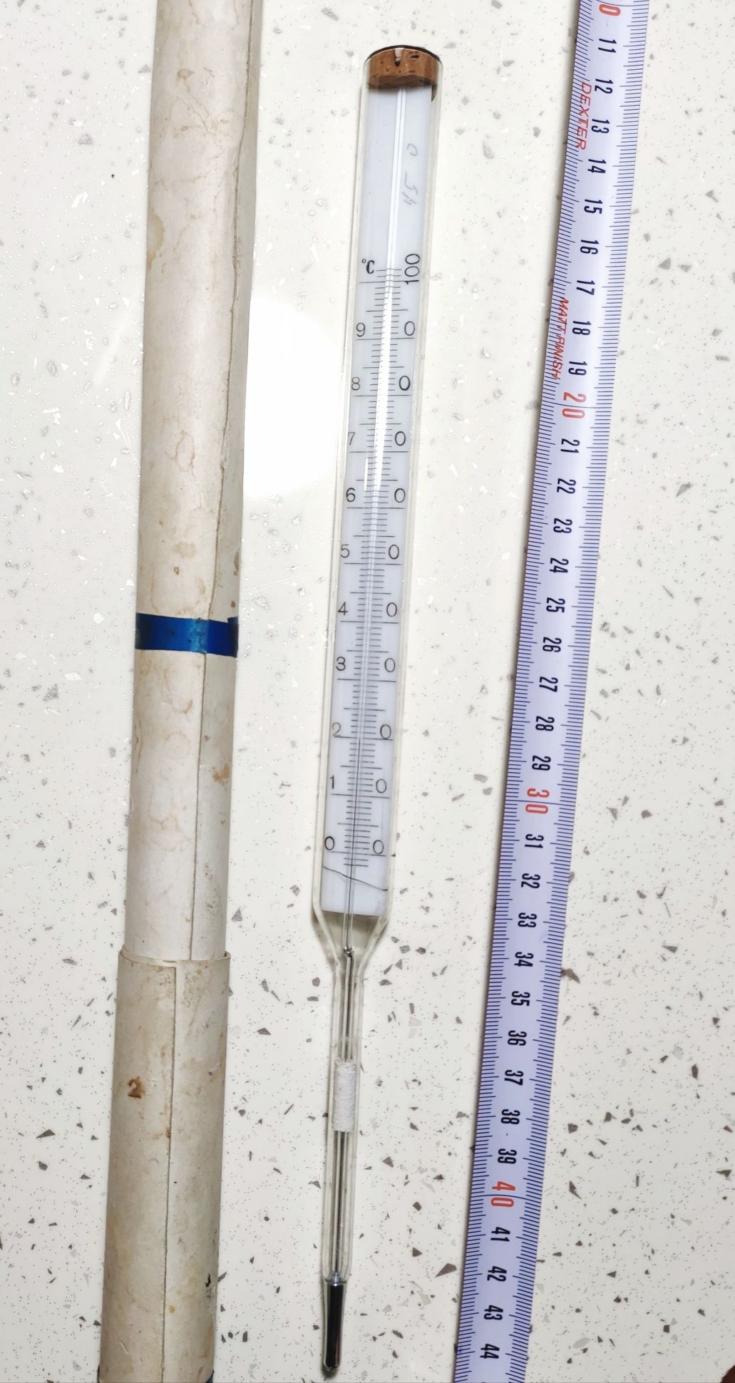 Ртутные советские лабораторные термометры тл-6, спиртометры
