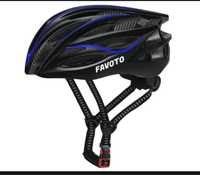 Kask rowerowy Favoto Regulowany Kask Rowerowy 58-61cm r. L NIEBIESKI