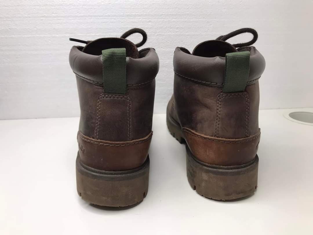 Męskie trapery skórzane ocieplane Clarks Rozmiar 42
