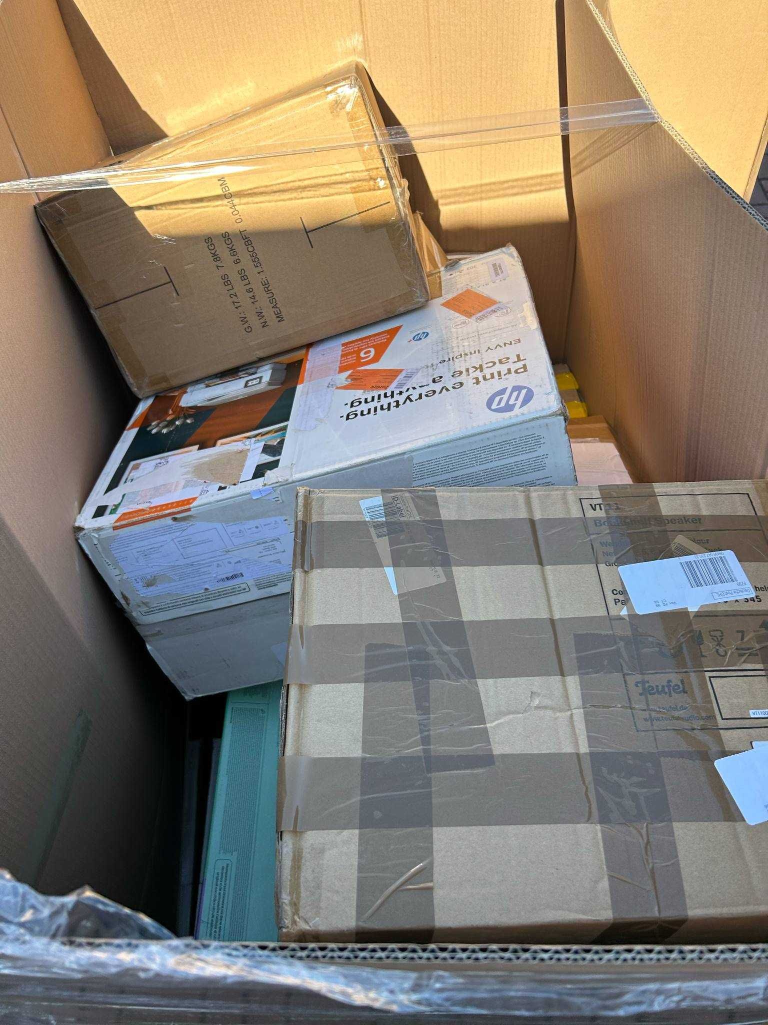 Zwroty konsumenckie z Amazon - palety / boxy - zakup w ciemno