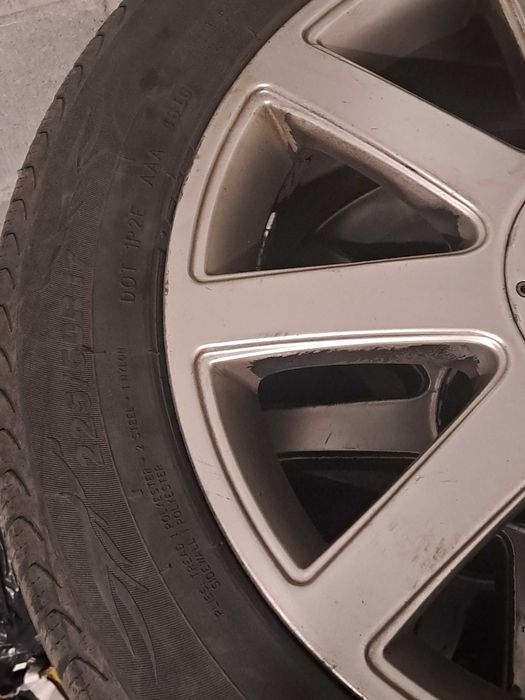 Felgi aluminiowe 17 Audi Vw 4x opony zimowe 225/50/17