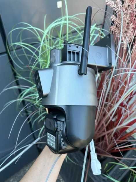 Уличная охранная поворотная WIFI камера видеонаблюдения 8мп