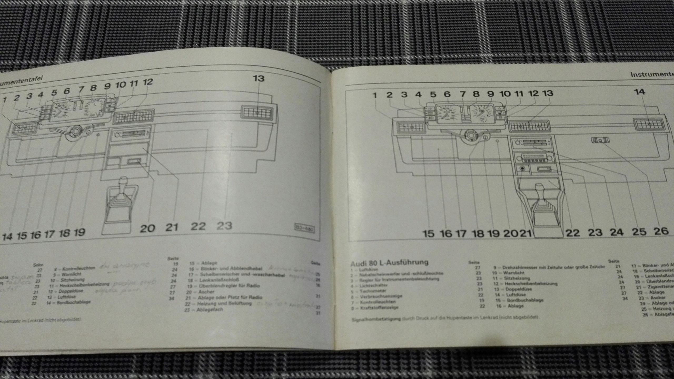 Audi 80 Instrukcja Obslugi Ksiazka 1980 YOUNGTIMER