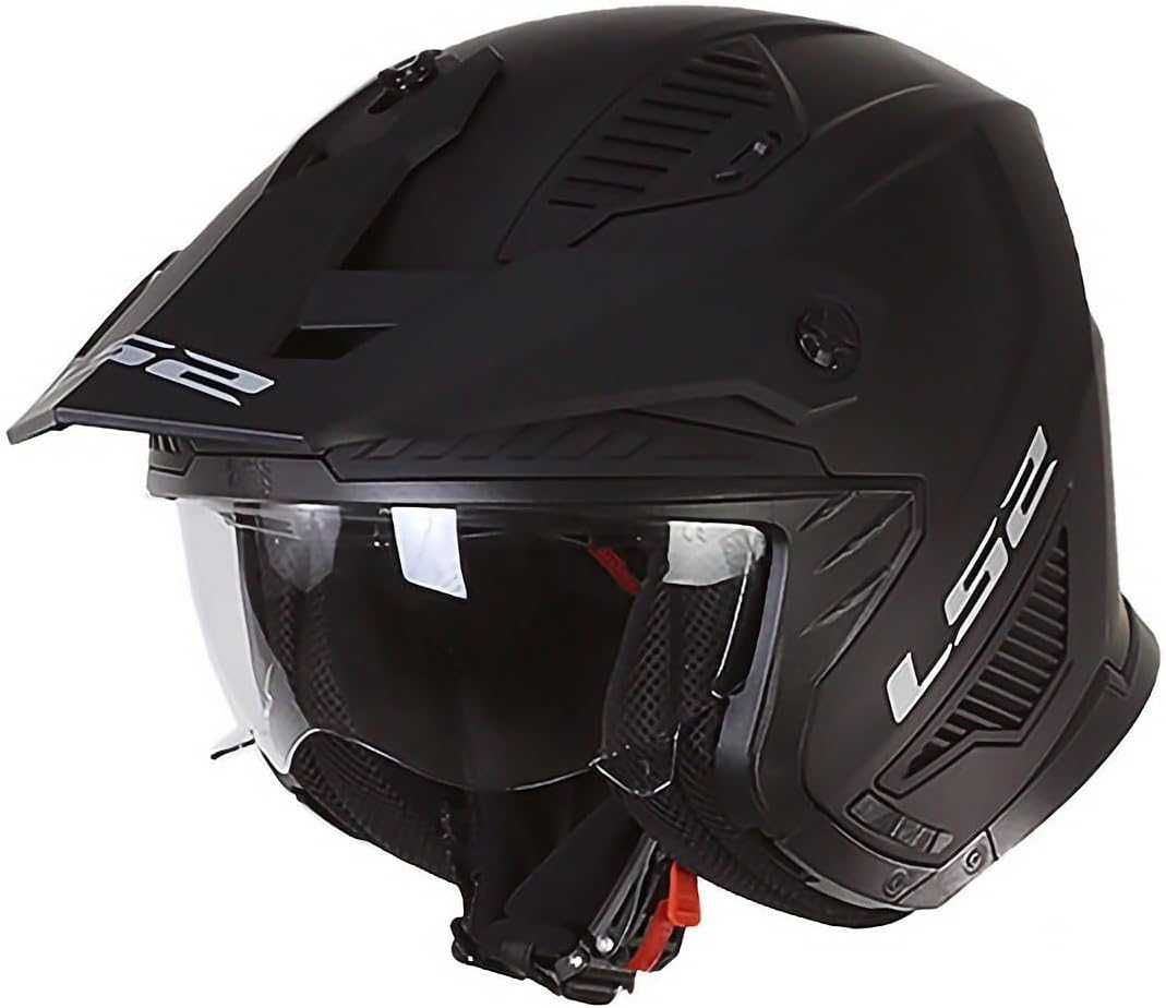 LS2, crossoverowy kask motocyklowy DRIFTER solid mat black 2206, L