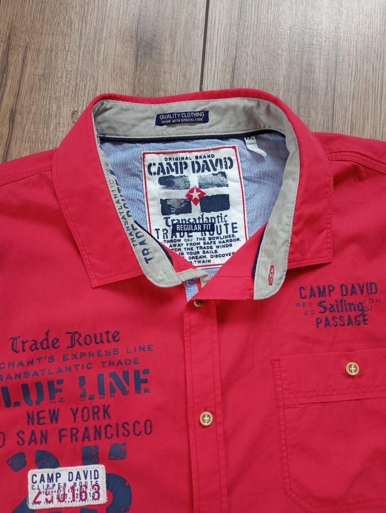 Camp David męska lekka koszula na lato 2XL+