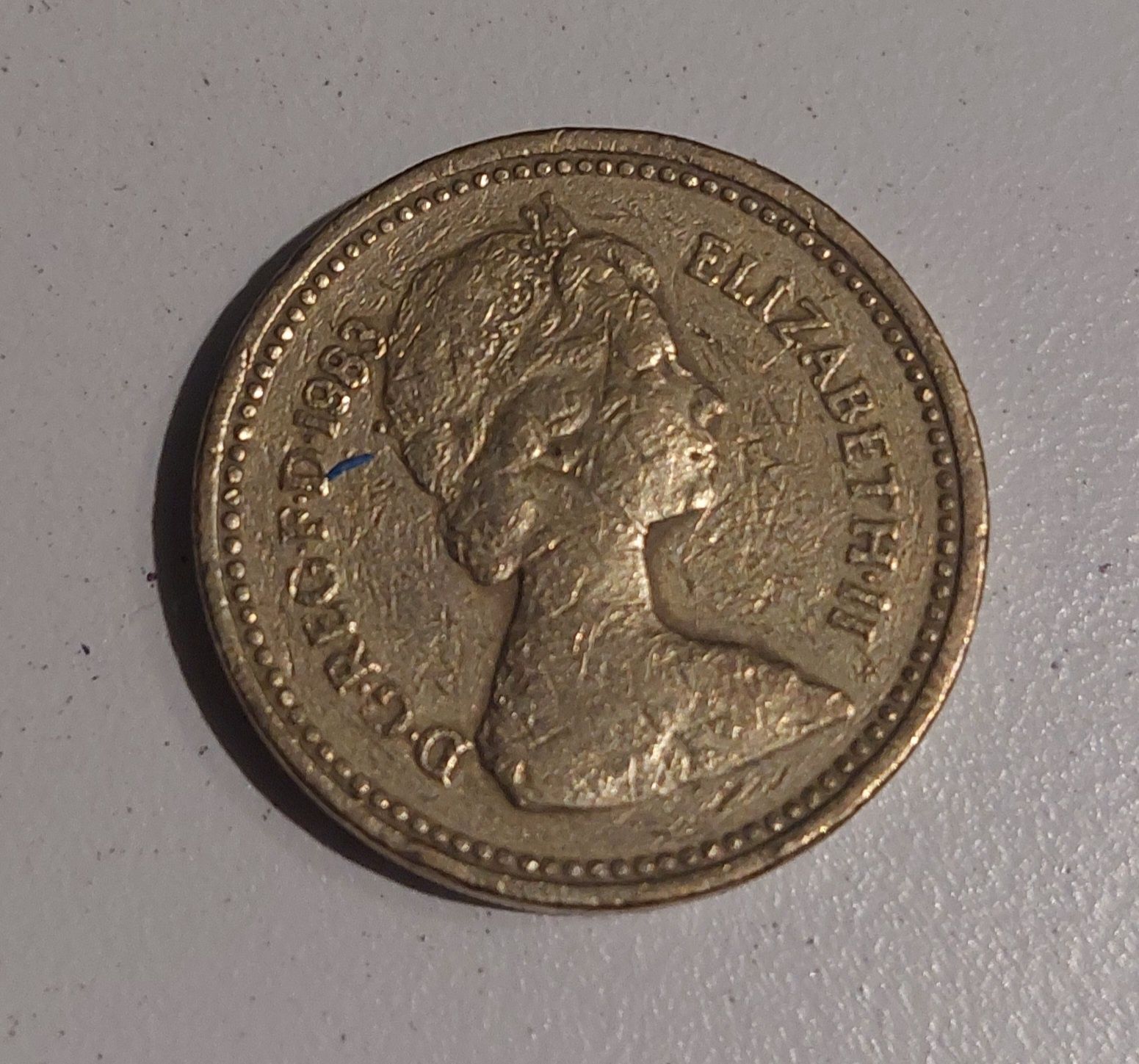 Moneta one pound 1983 r.