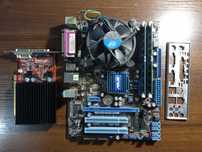 Системна плата Asus p5g41-m lx2/gb/lpt + процесор+ ОЗП + відеокарта